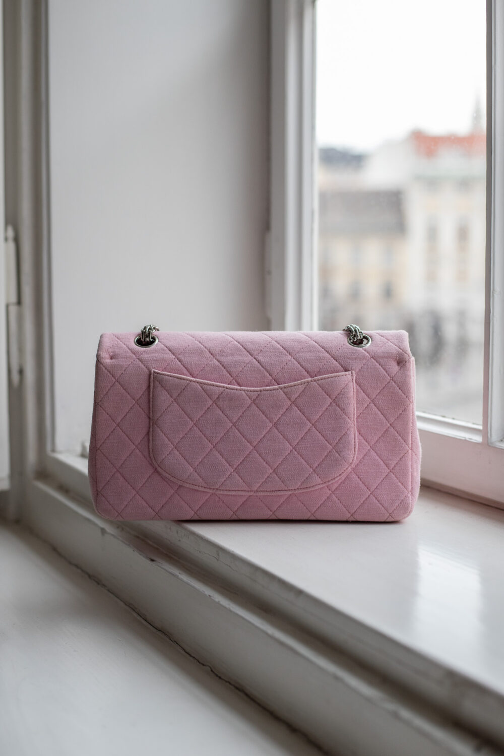 Chanel, Medium Classic Double Flap Jersey – Bild 2