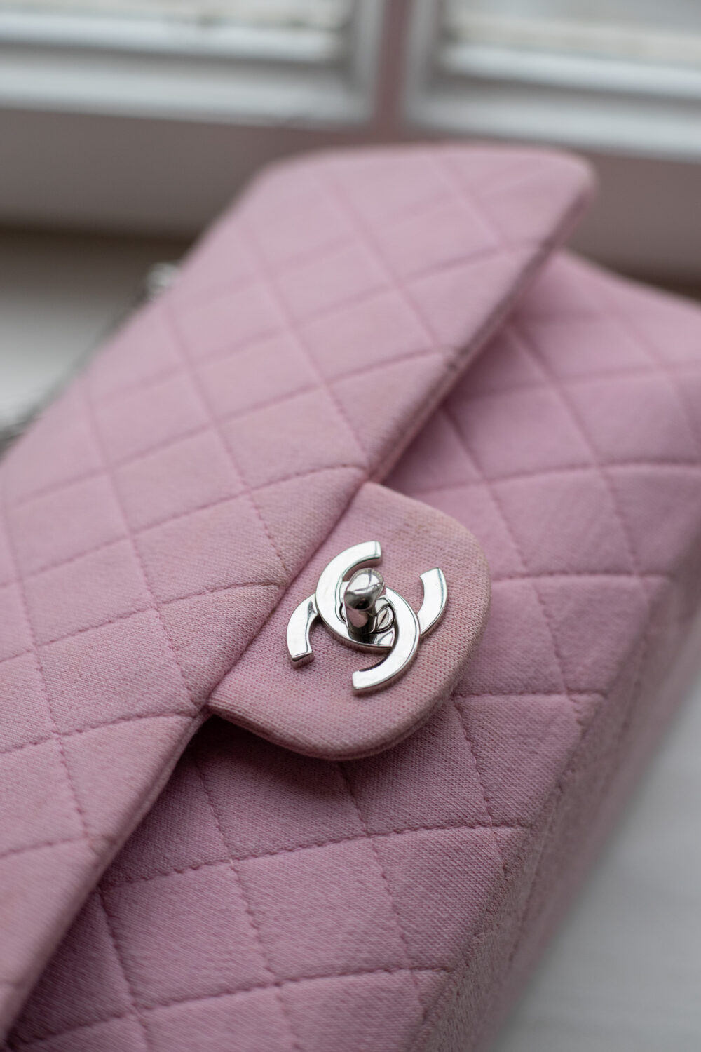 Chanel, Medium Classic Double Flap Jersey – Bild 20