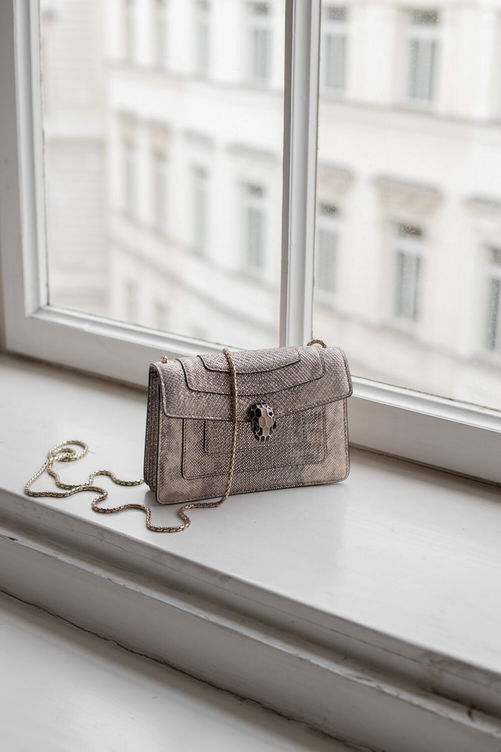 BVLGARI, Serpenti Mini Metallic Gold