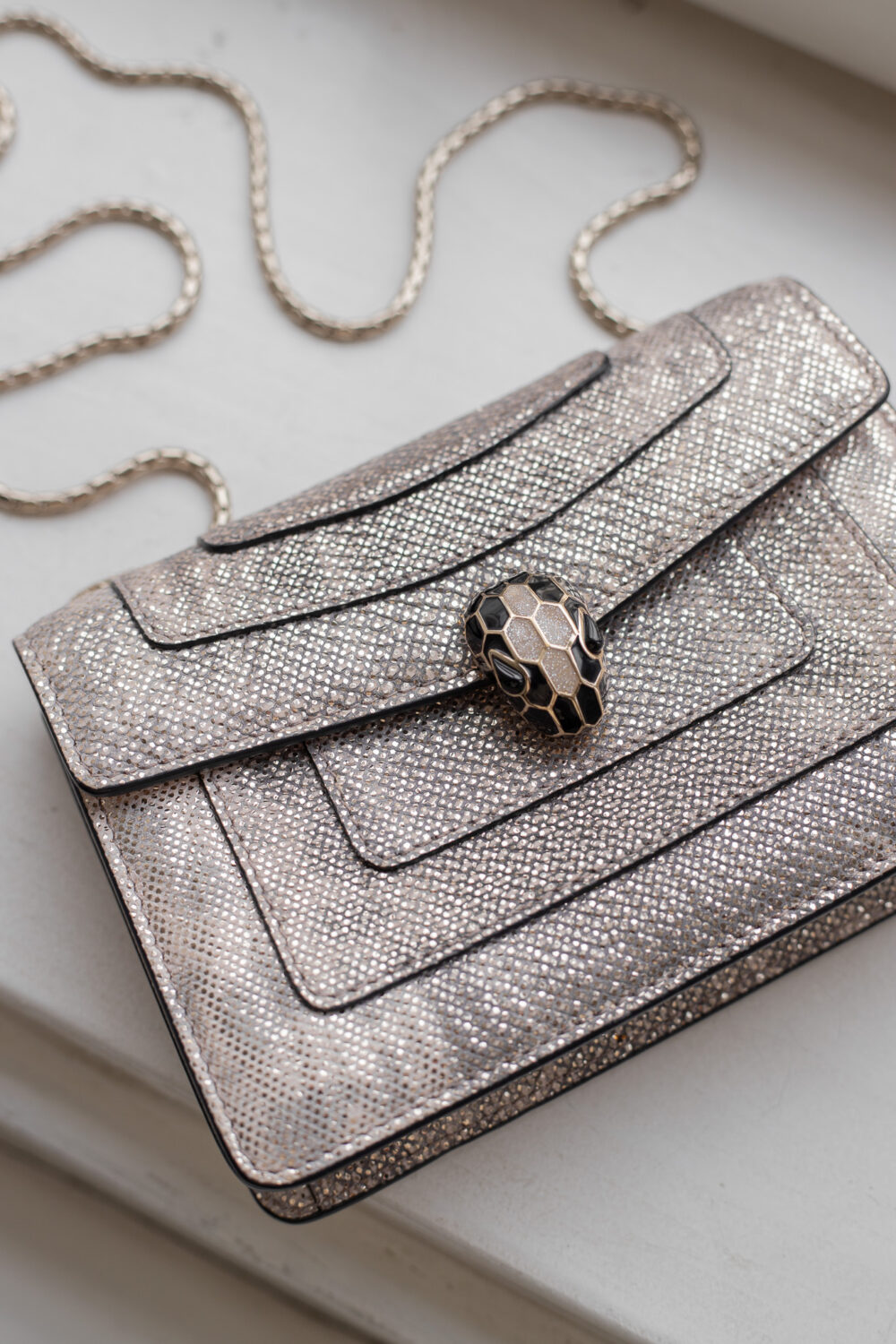 BVLGARI, Serpenti Mini Metallic Gold – Bild 12