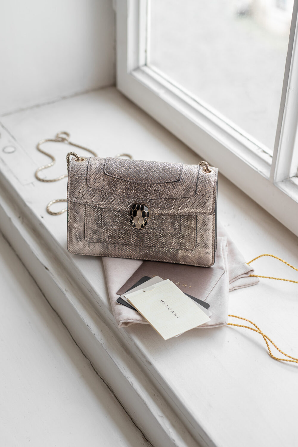 BVLGARI, Serpenti Mini Metallic Gold – Bild 17