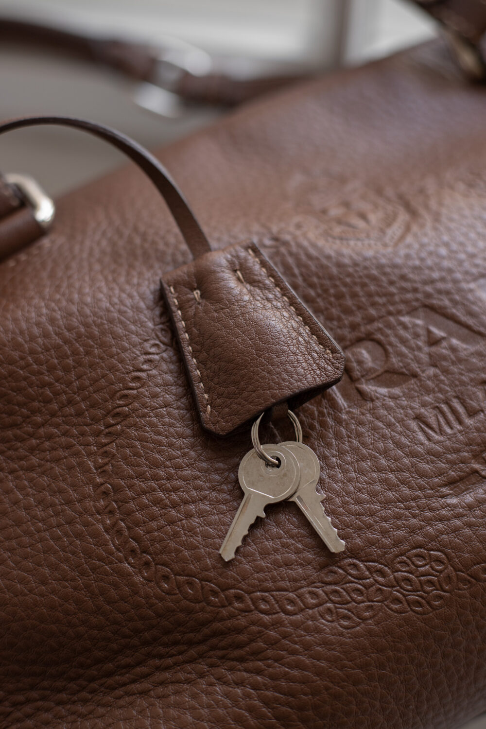 Prada, Vitello Daino Bauletto Bowling Bag – Bild 16