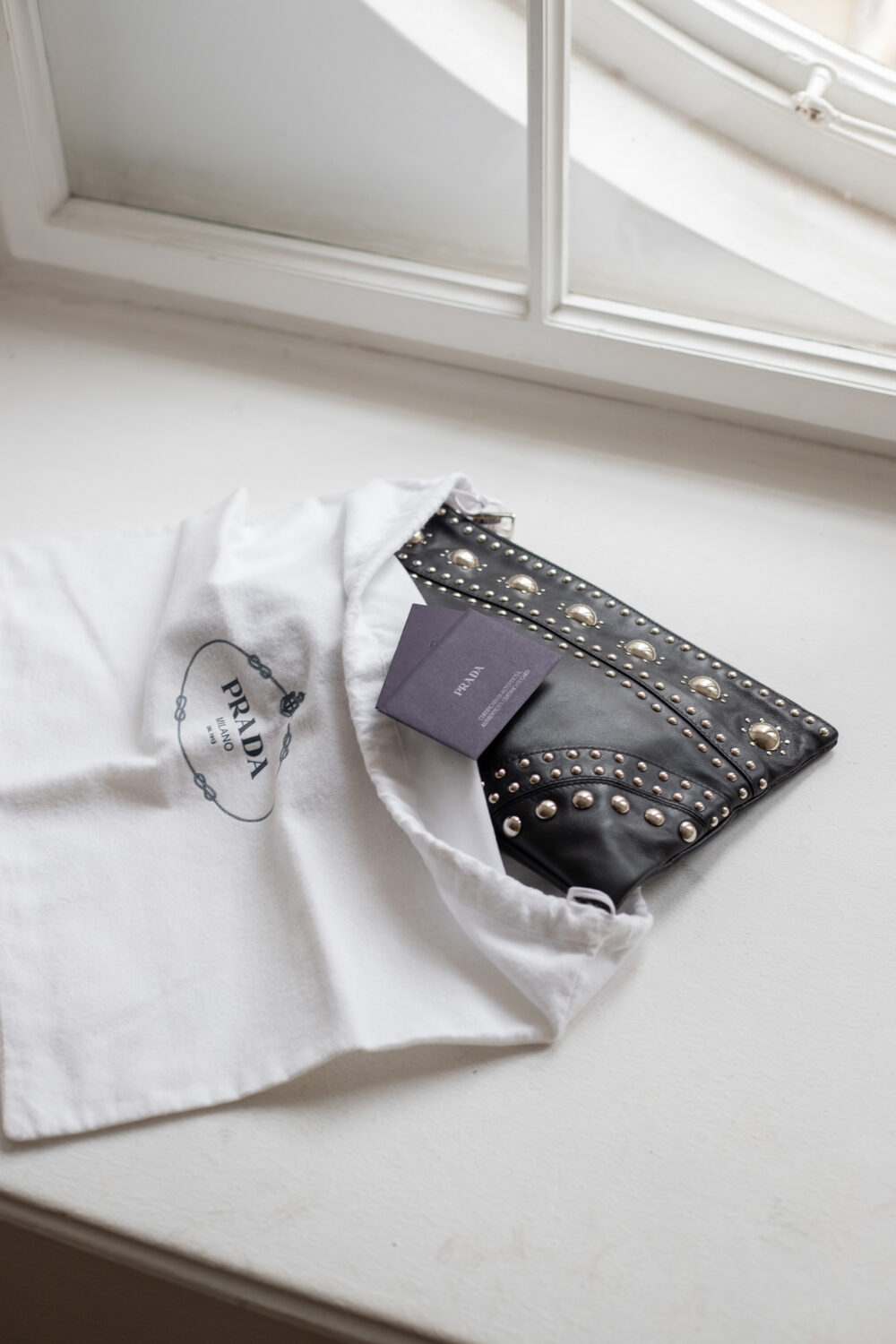Prada, Studded Clutch