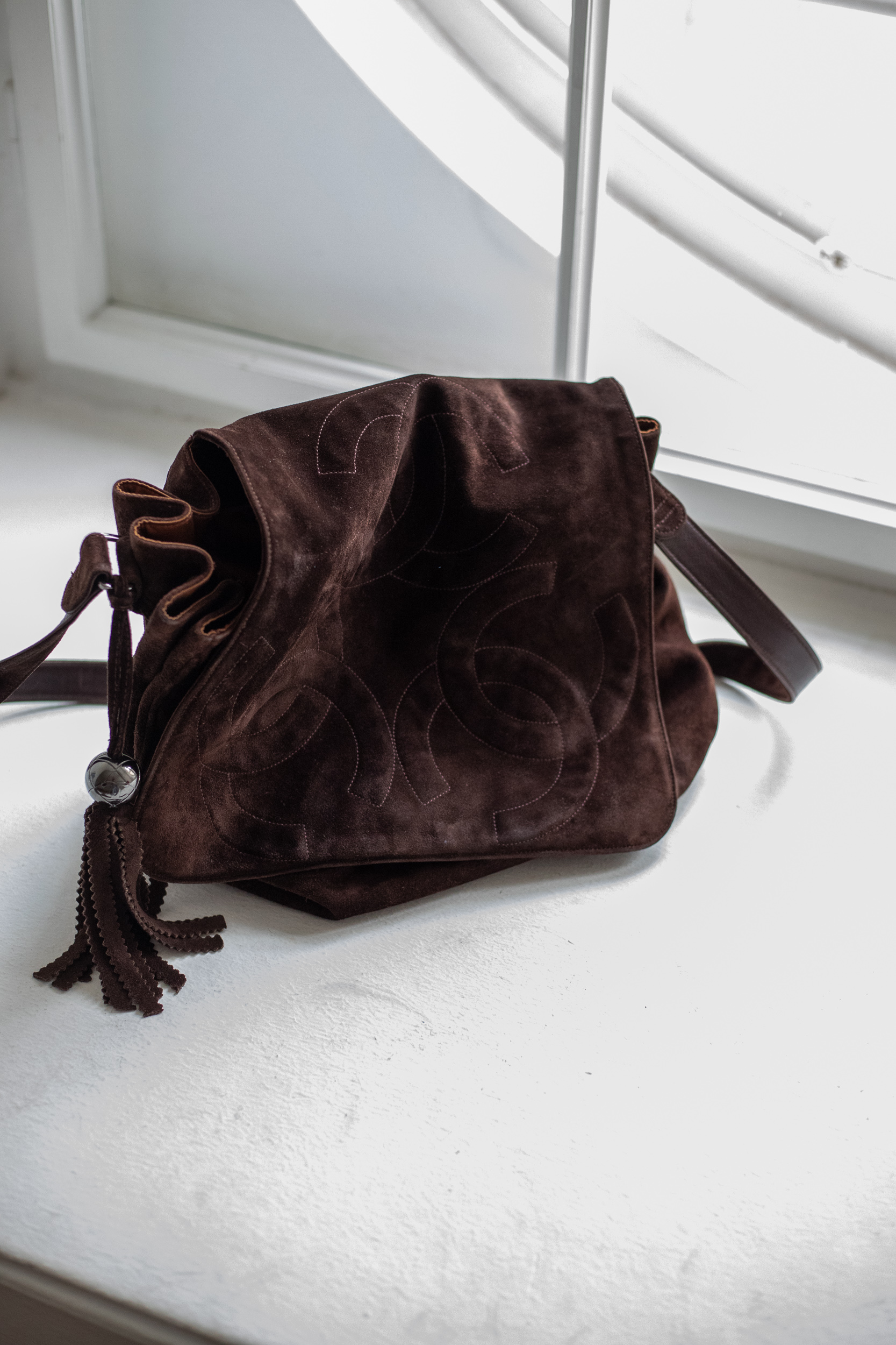 Chanel, Suede Messenger Bag