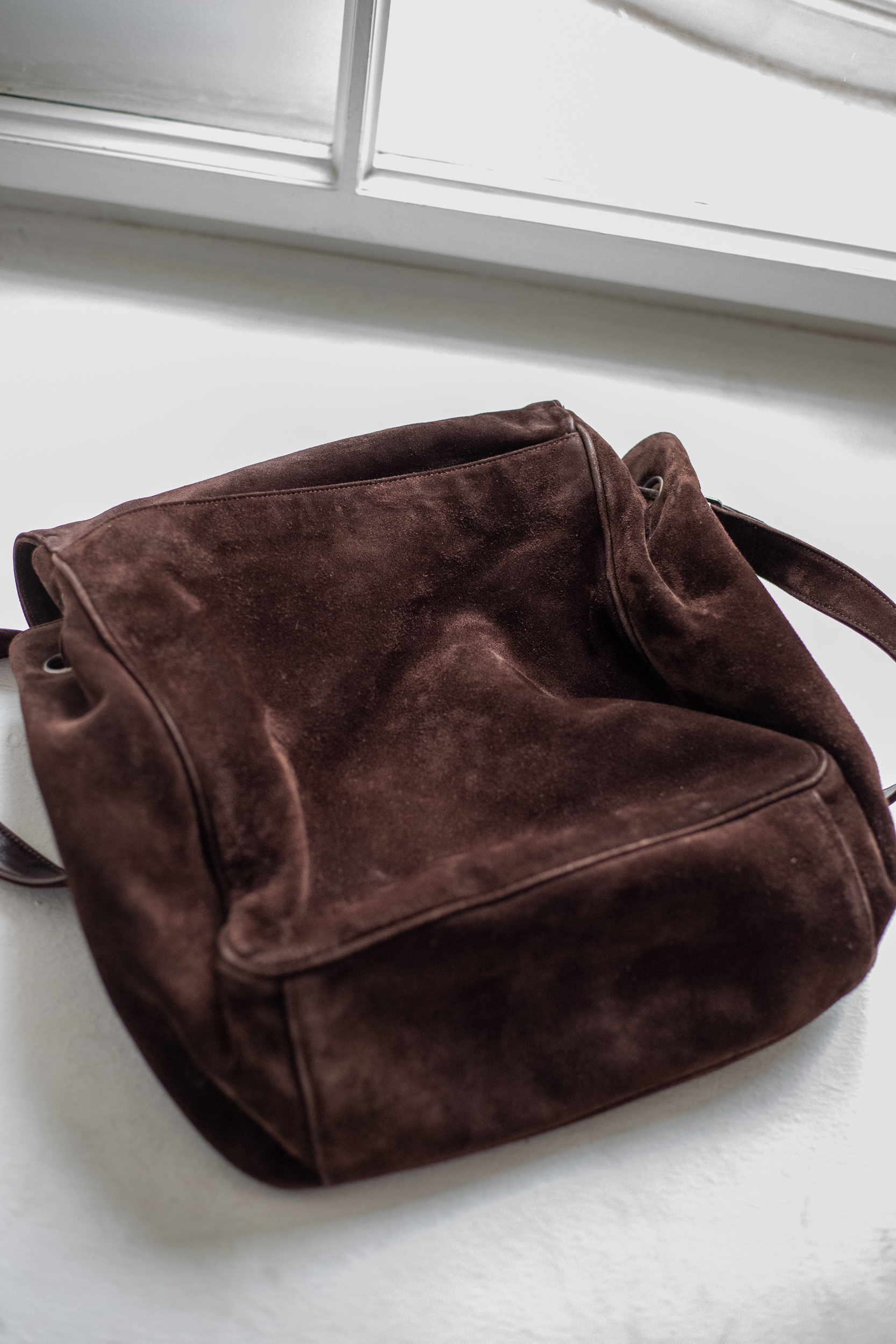 Chanel, Suede Messenger Bag – Bild 8